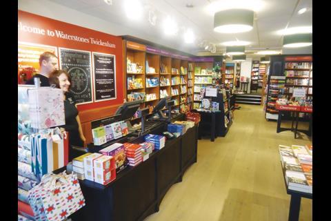 The old Waterstones look has been made warmer